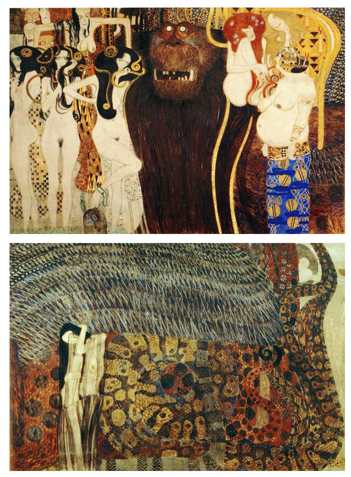 Густав Климт (Gustav Klimt). Враждебные силы (The Hostile Powers)