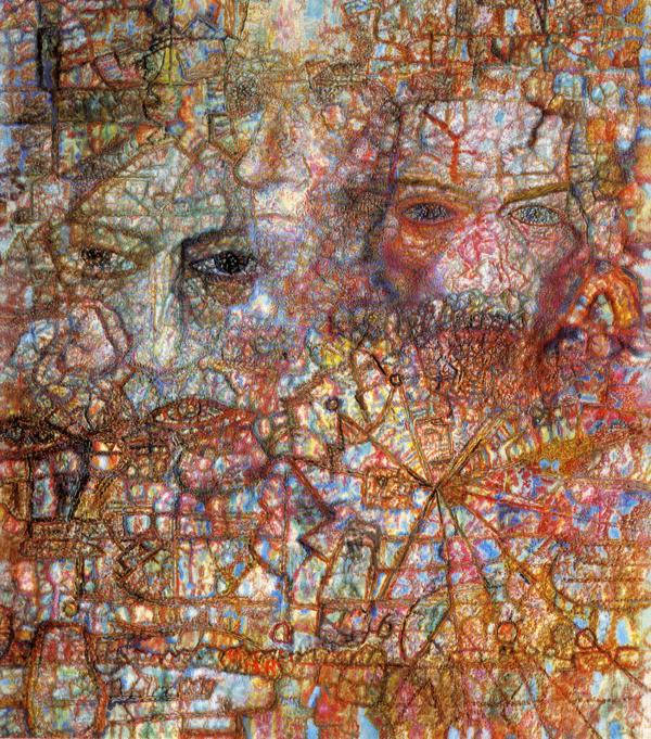 Павел Филонов (Pavel Filonov). Лица (Лики на иконах) (Countenances (Faces on an Icon))