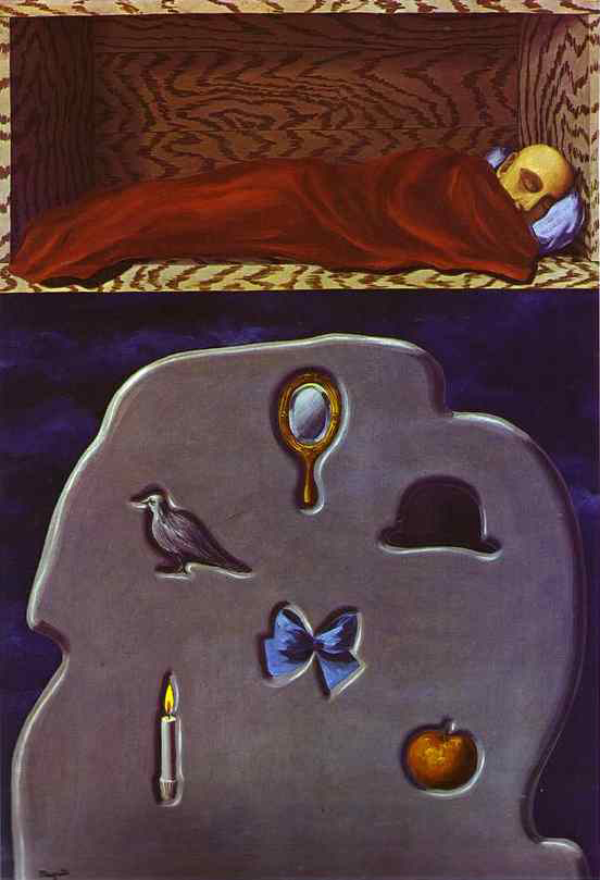 Рене Магритт (Rene Magritte). Беззаботно спящий (The Reckless Sleeper)