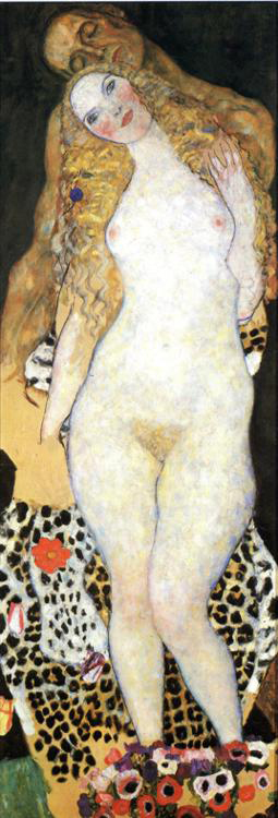 Густав Климт (Gustav Klimt). Адам и Ева (Adam and Eva)