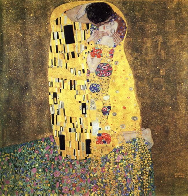 Густав Климт (Gustav Klimt). Поцелуй (The Kiss)