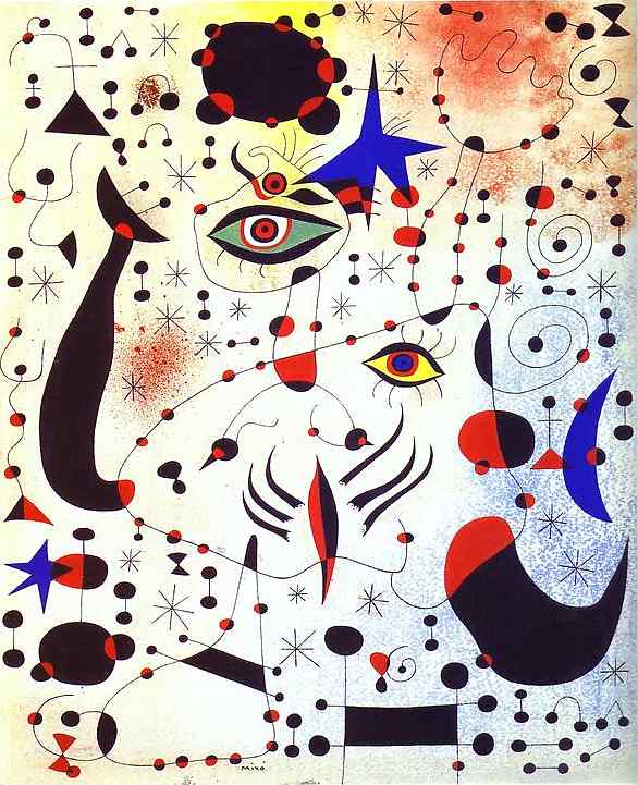   (Joan Miro).   ,     (Ciphers and Constellations, in Love with a Woman)