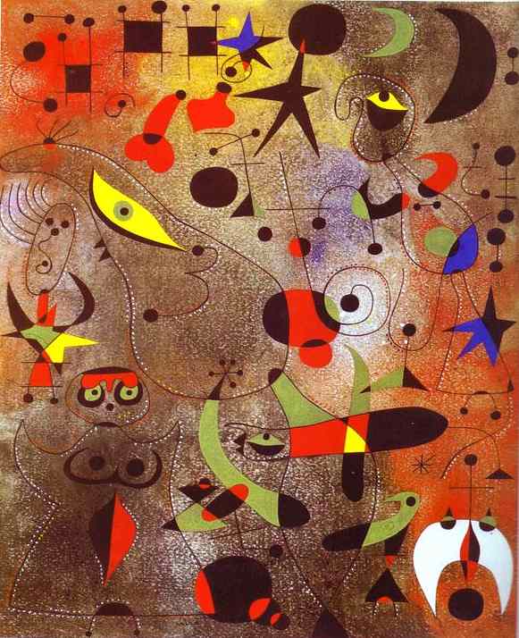   (Joan Miro). :    (Constellation: Awakening at Dawn)