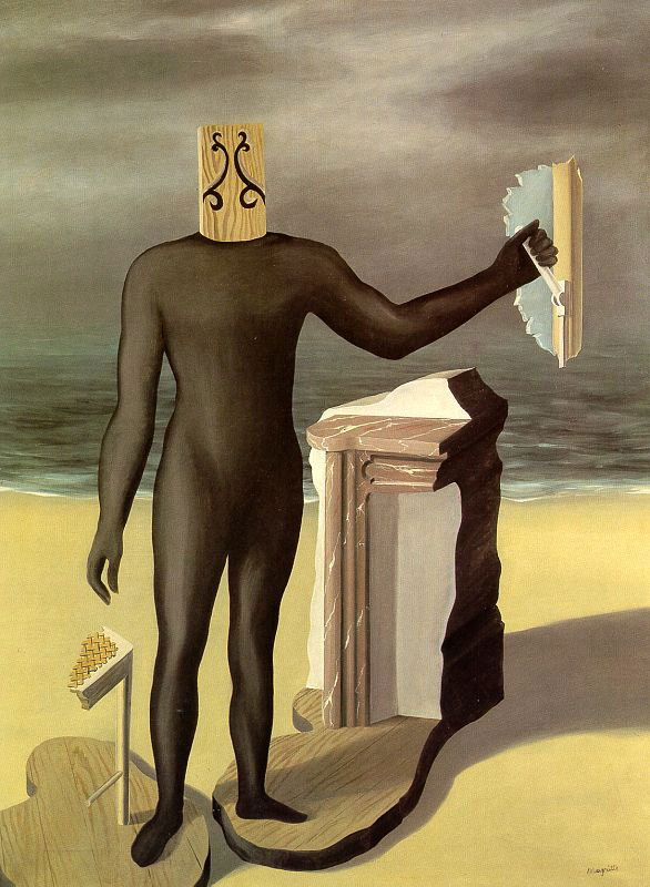   (Rene Magritte).   (The Man of the Sea)