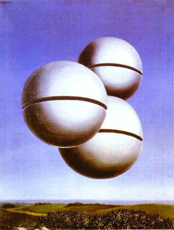   (Rene Magritte).   (The Voice of the Winds)
