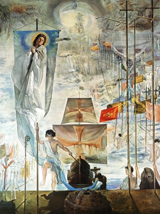   (Salvador Dali).       (The Discovery of America by Christopher Columbus)
